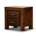 Zurich 4 Piece King Bedroom Suite Set with Bedsides Tallboy Walnut - Shopica Pty Ltd