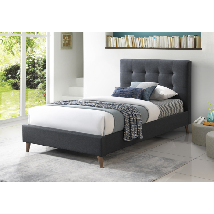 Yulara Charcoal Double Bed