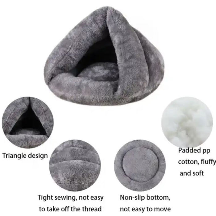 Elegant and comfy cat cave bed, the perfect addition to modern pet-friendly homes