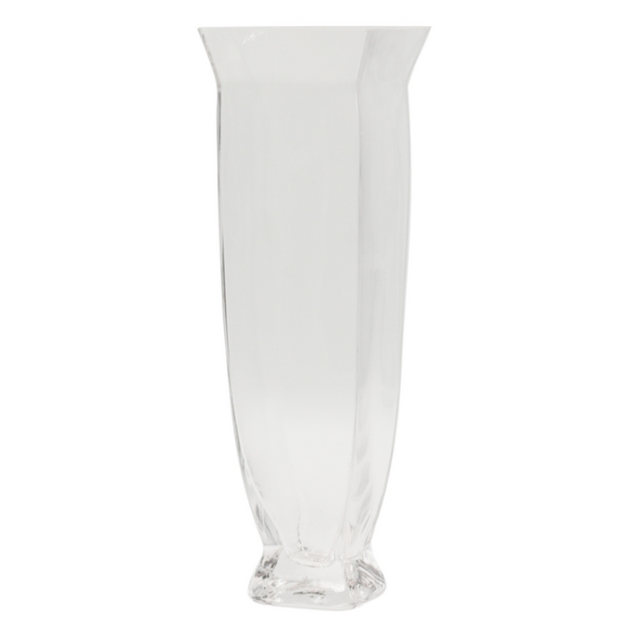 SQ Vase: Sleek Elegance in Glass