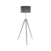 Contemporary Milan Silver Floor Lamp with an adjustable and swivelling design for versatile home illumination