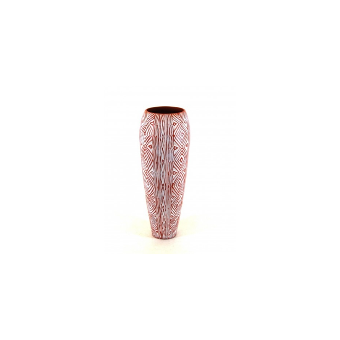 Medi Polyresin Vase Red: Brighten Up Your Space