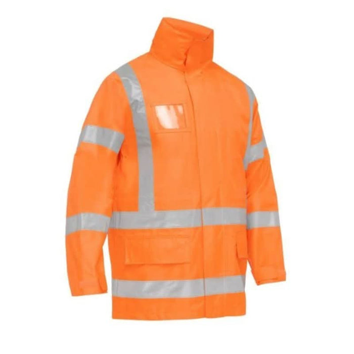 Bisley X Reflective Taped 4 In 1 Rain Jacket Day Night Unisex Raincoat - Shopica Pty Ltd