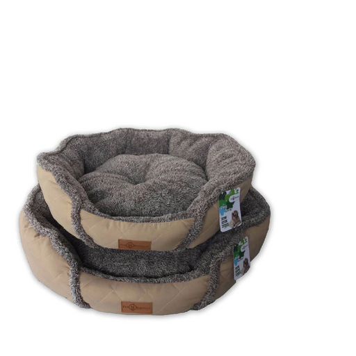 Pet's Dream Reversible Bed with Elevated Edges for Comfort