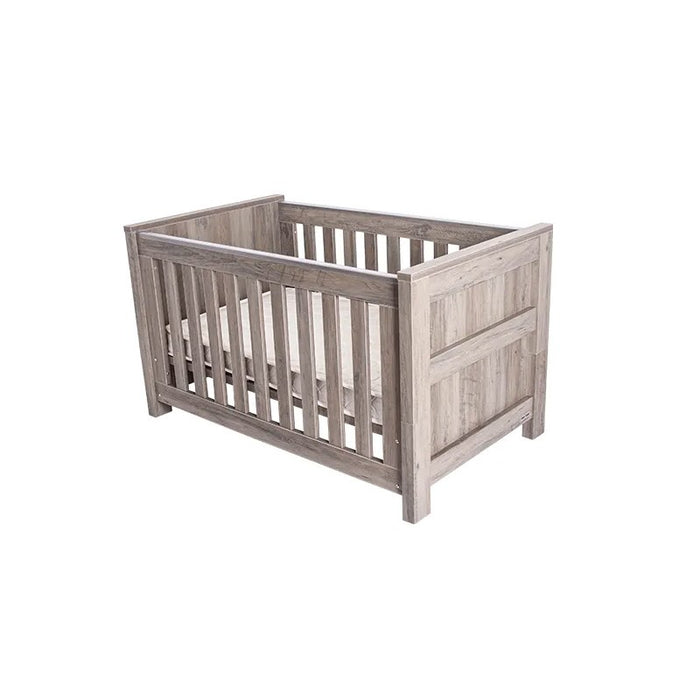 Love N Care Bordeaux Cot in timeless Brown Vintage finish, ready to add elegance to your nursery