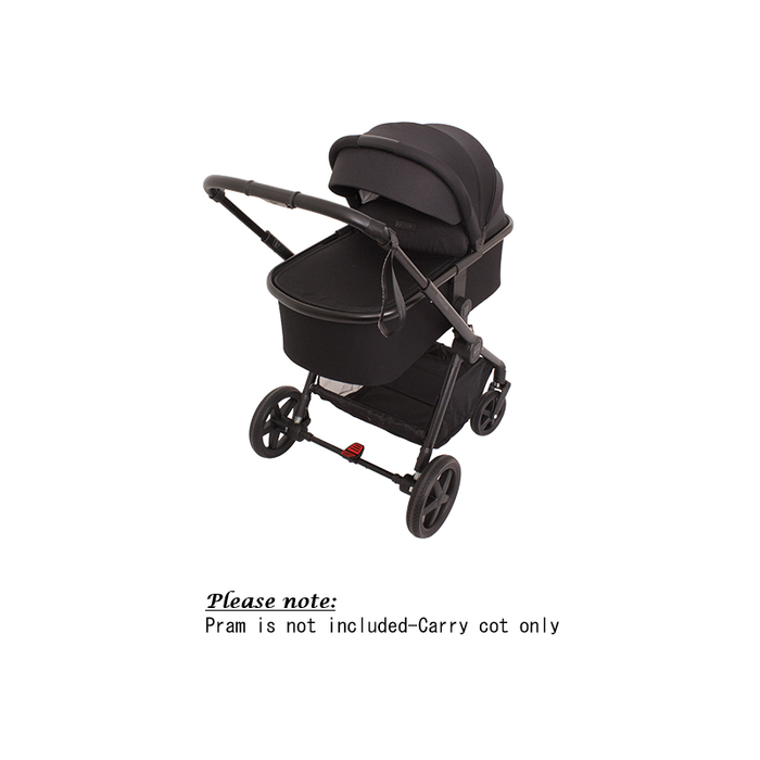 Love N Care Phantom Stroller Black Carry Cot