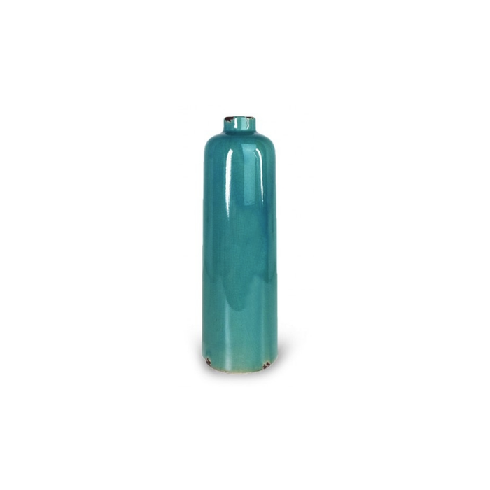 Elegant and modern Ceramic Vase-Blue, perfect for adding a touch of refinement.