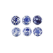 Floral Blue & White 6 Pack Of Decorative Centrepiece Orb's - Shopica Pty Ltd