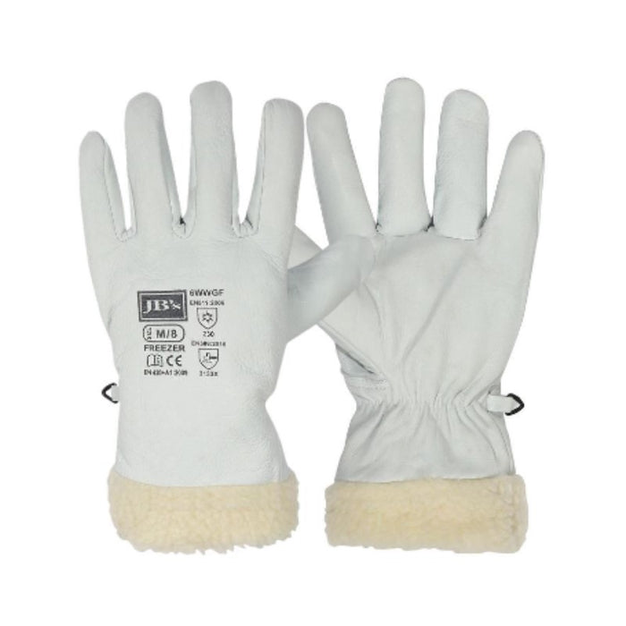 JB's Freezer Rigger Shephard Fleece Lined Natural Leather Glove