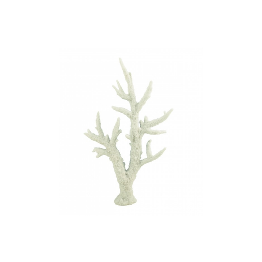 Elegant Coastal Ivory Reef Coral Ornament is showcasing detailed craftsmanship, ideal for adding a serene touch to any home decor theme.