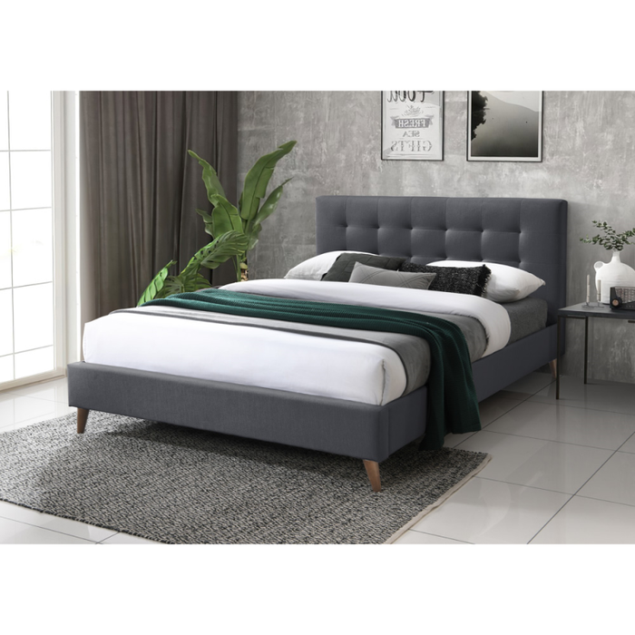 Yulara Charcoal Double Bed