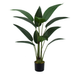 Exquisite Artificial Bird of Paradise Plant, perfectly poised in a sleek black pot, adds tropical elegance indoors