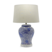 Hand-painted Porcelain Blue and White Table Lamp, bringing timeless sophistication to any interior.