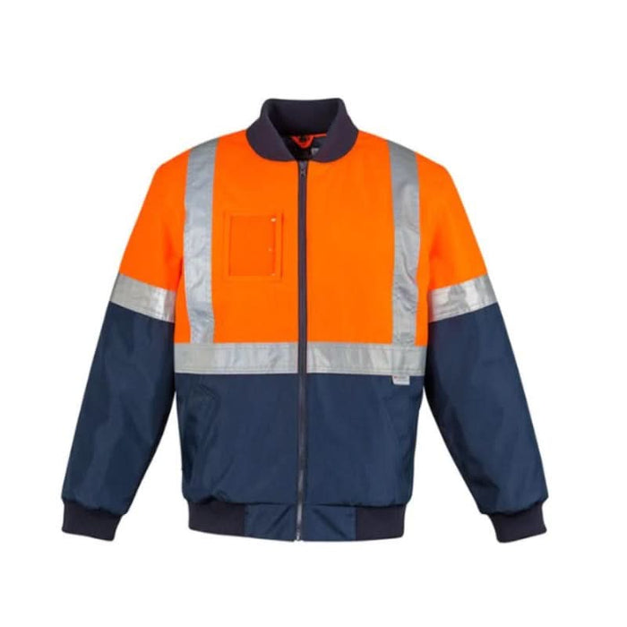 Syzmik Mens Hi Vis 3M Reflective Day/Night Quilted Flying Jacket - Shopica Pty Ltd