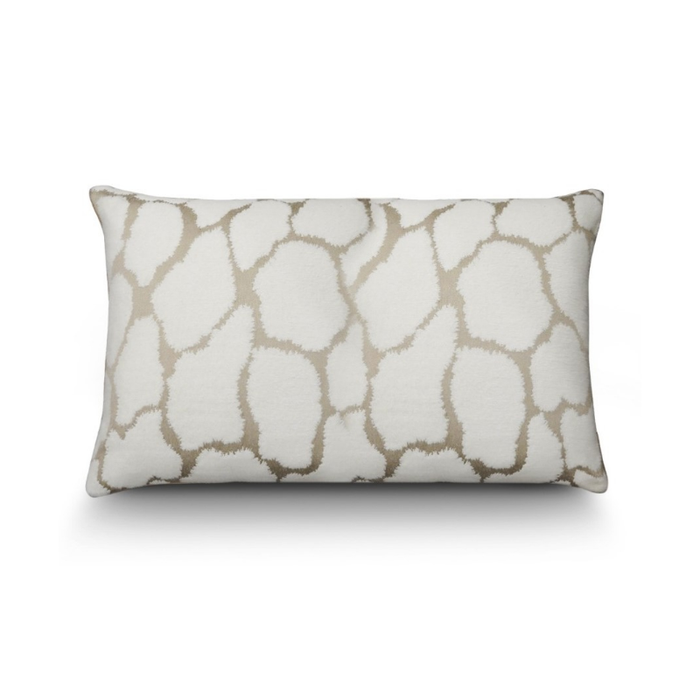 Cellopod White And Gold Modern Cushion