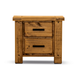 Outback Queen Bed Kit in Rustic Oak with Tallboy & Bedside Bedroom Suite - Shopica Pty Ltd