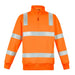 Syzmik Unisex Hi Vis Reflective Vic Rail 1/4 Zip Pullover Jumper - Shopica Pty Ltd