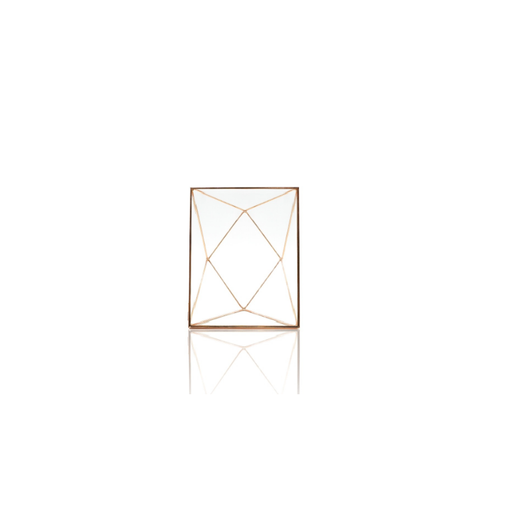 Modern rose gold frame adding a luxurious touch to home decor.