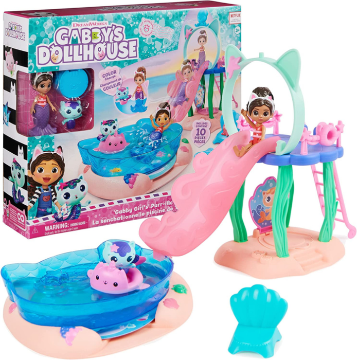 Gabby's Dollhouse Pool Play Set