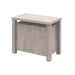 Sophisticated Love N Care Bordeaux Toy Box in Ash in a serene nursery setting