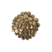 Lush Elegance: Succulent Golden Flower Wall Plaque - Shopica Pty Ltd