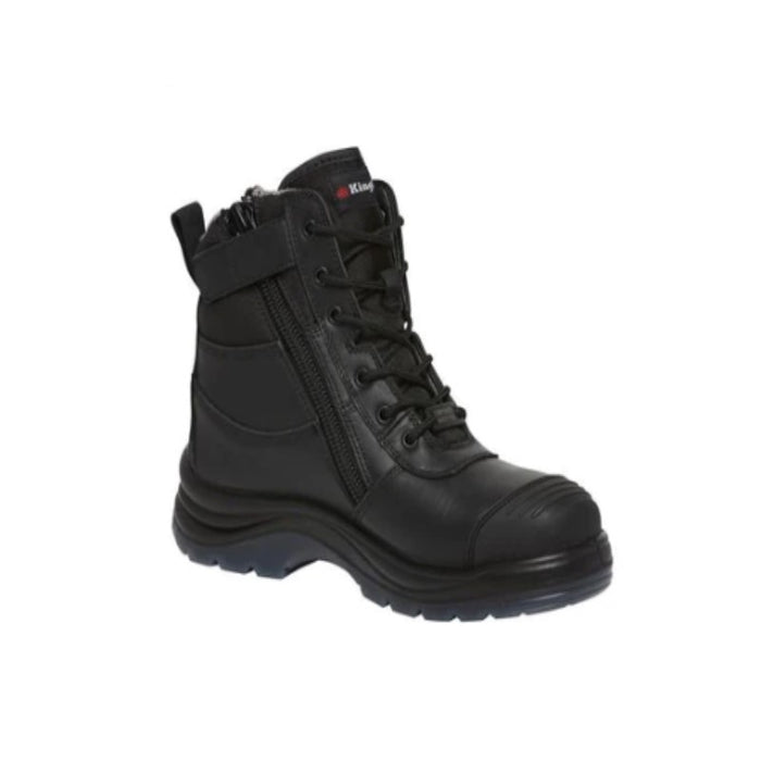 King Gee Composite Cap Tradie Black Saftey Toe Work 6Z Electrical Hazard Protection Boots