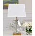 The dazzling Tiffany Diamond Lamp, with its crystalline brilliance, lighting up a modern living space.