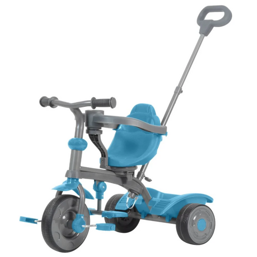 Growing together: the adjustable Trike Star tricycle at various stages of a child's growth