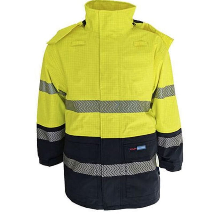 DNC Hi Vis Flame Retardant & HRC 2 Day Night Rain Jacket - Shopica Pty Ltd