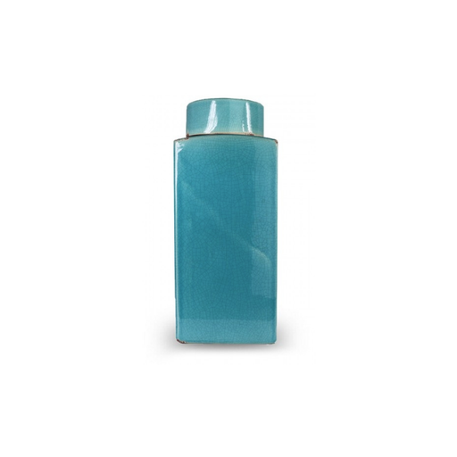 Satsumi Blue Rounded Rectangle Jar: A Touch of Modern Elegance
