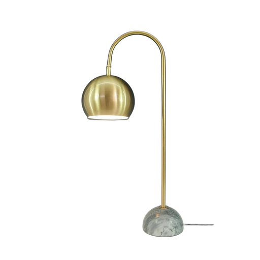 Boutique Down Lamp Gold Brass Marble Base Table Lamp - Shopica Pty Ltd