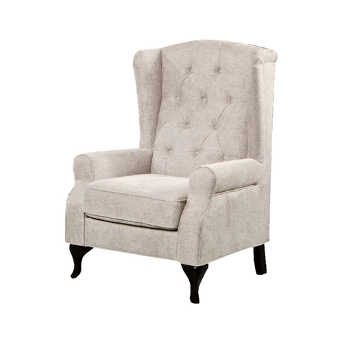 Manchester Wing Chair in Beige: A Symphony of Comfort and Style