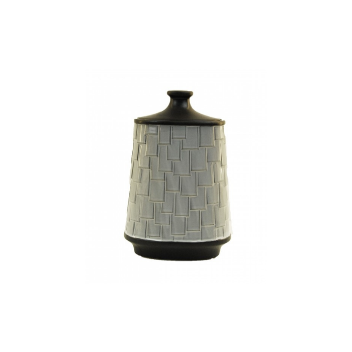 Grey Tribal Jar: A Unique Merge of Culture and Style