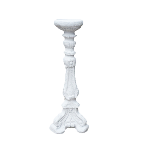 Elegant and tall Candlestick Holder in a neutral colour, enhancing the modern home decor