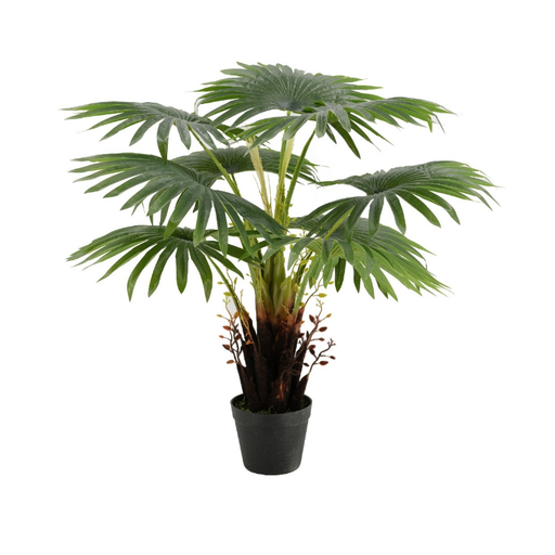 Lifelike fern tree artificial plant in a pot showcasing vibrant green leaves and detailed roots