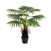 Lifelike fern tree artificial plant in a pot showcasing vibrant green leaves and detailed roots
