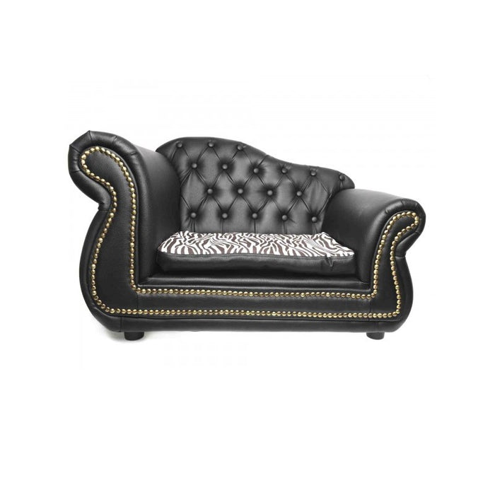Chesterfield PU Leather Luxury Pet Bed Dog Sofa - The Epitome of Pet Luxury