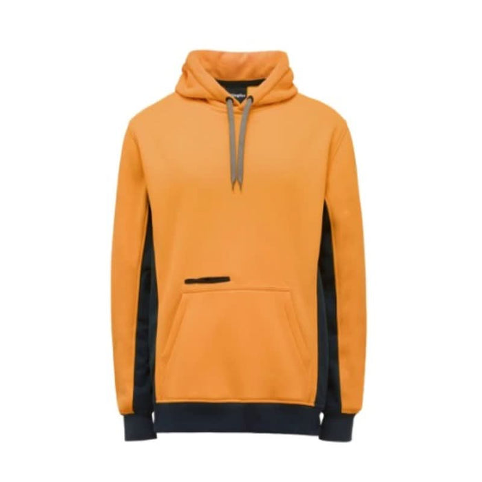 King Gee Hi Vis Pull Over Two Tone Drawstring Hoodie - Shopica Pty Ltd