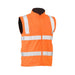 Bisley Reversible Taped Hi Vis Reflective Taped Day Night Rail Wet Weather Vest - Shopica Pty Ltd