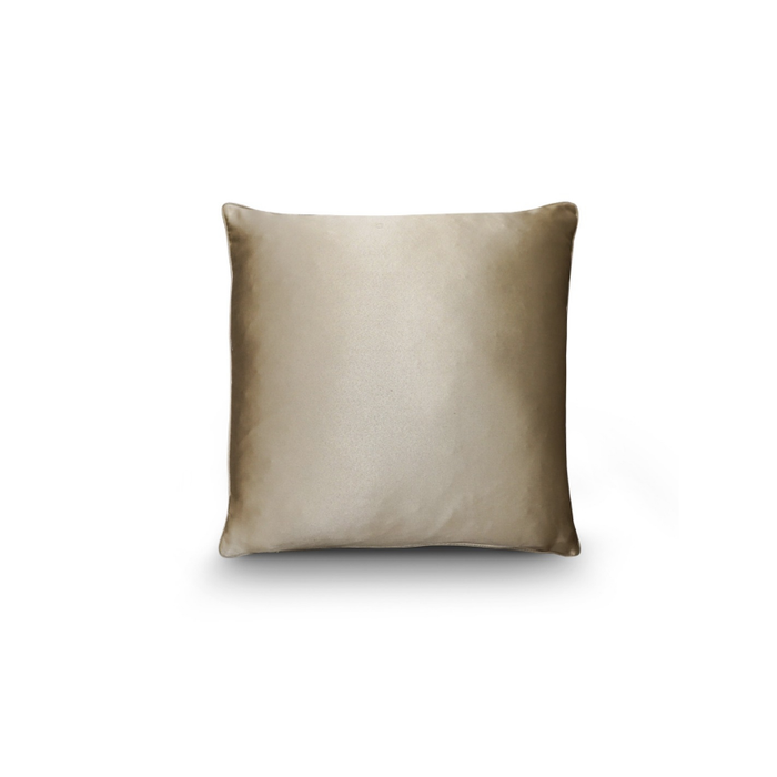 White Gold Flower Bedroom Elegant Cushion