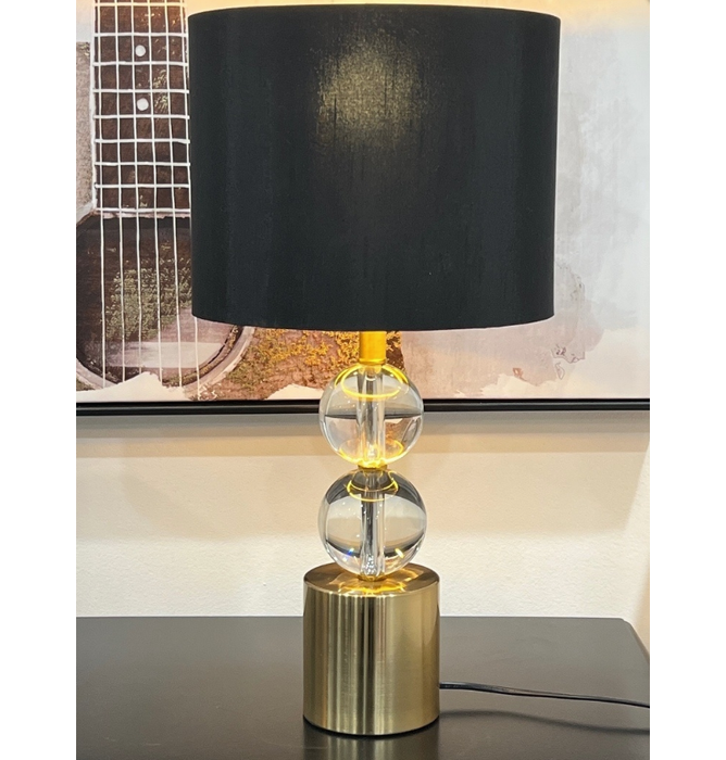 A beacon of modern sophistication: The Windsor Two Crystal Ball Lamp