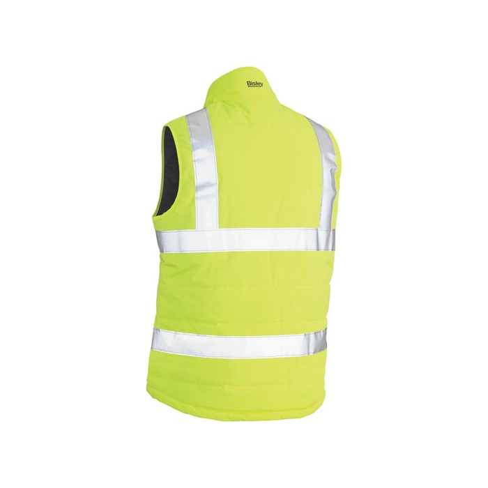 Bisley Hi Vis Reflective Tape 2 Layer Water Resistant Puffer Vest