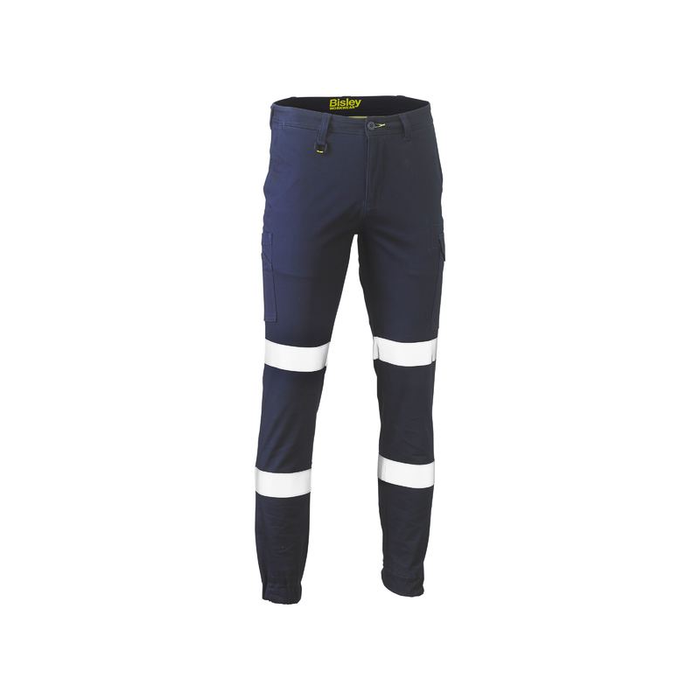 Bisley Taped Biomotion Stretch Cotton Drill Cargo Pants