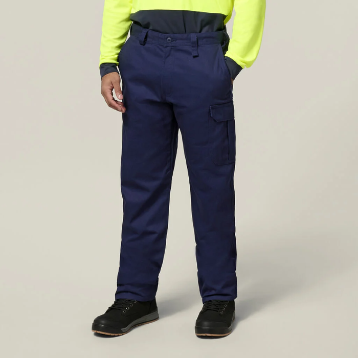 Hard Yakka Relaxed Fit Drill Cargo Tradie Work Pants