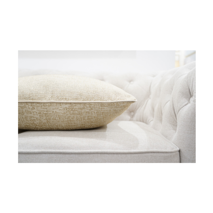 Gold Elegant Living Smart Modish Cushion showcasing its exquisite fabric weave