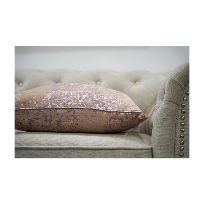 Blush Harmony: Soft Pink and Lilac Accent Cushion