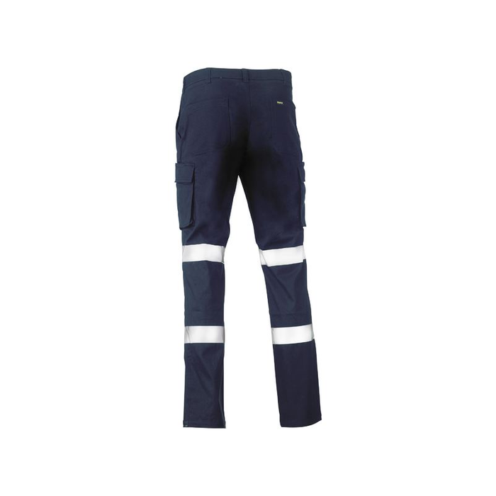 Bisley Taped Biomotion Stretch Cotton Drill Cargo Pants