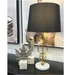 Gold Circles Table Lamp Black Shade Light Stand - Shopica Pty Ltd