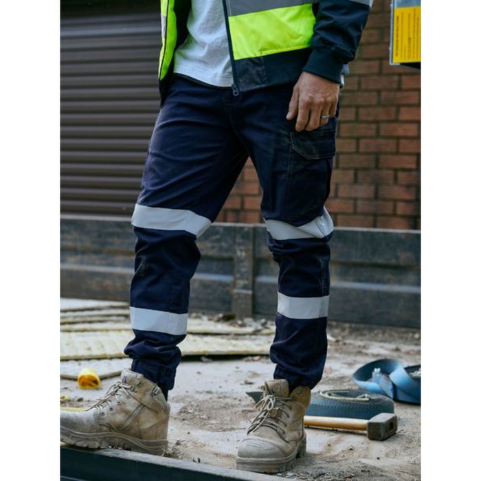 Bisley Taped Biomotion Stretch Cotton Drill Cargo Pants