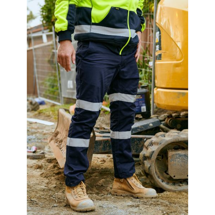 Bisley Taped Biomotion Stretch Cotton Drill Cargo Pants